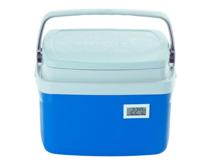 Imagem de Caixa Térmica 5 litros Cooler com Termômetro Digital Simples e Certificado de Calibração