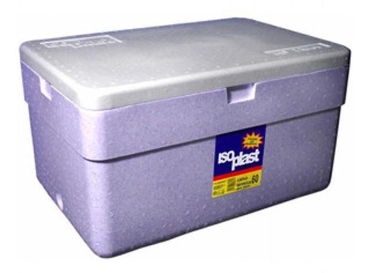 Caixa termica 50L c/ dreno - ISOPLAST Menor preço em Caixa termica 50L c/ dreno - ISOPLAST