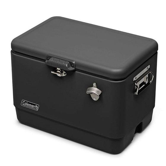 Imagem de Caixa Térmica 54QT 51L Aço Inox All Black - Coleman