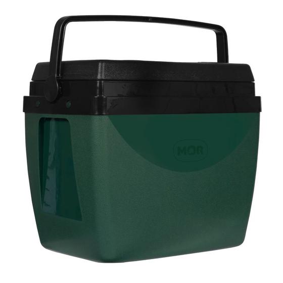 Imagem de Caixa Termica com Alca 34 Litros Cooler Verde Escuro Mor
