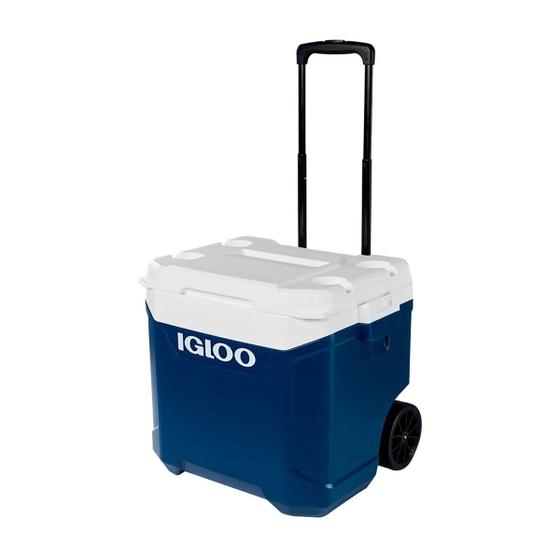 Caixa Térmica Com Rodas 56 Litros Igloo Latitude 60 Azul Menor preço em Caixa Térmica Com Rodas 56 Litros Igloo Latitude 60 Azul
