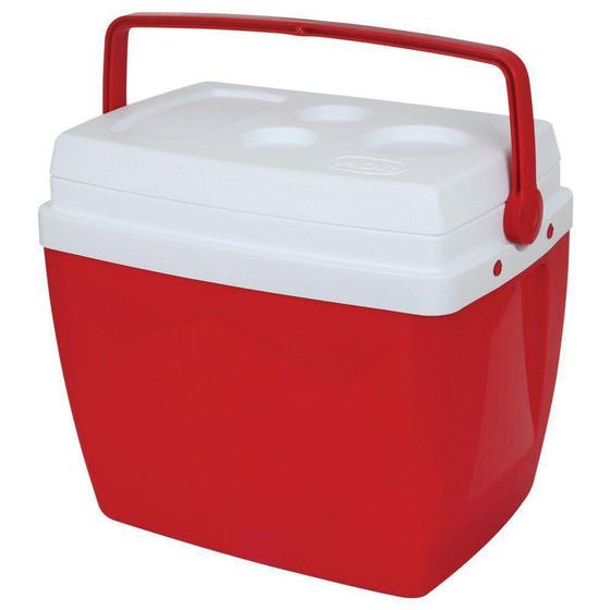 Caixa Térmica Cooler 18 Litros Mor Vermelho Menor preço em Caixa Térmica Cooler 18 Litros Mor Vermelho