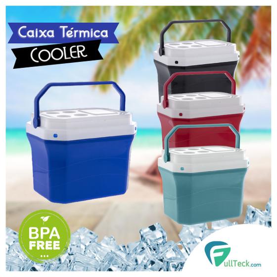 Imagem de Caixa Térmica Cooler 40 Litros Praia E Cerveja C/ Alça