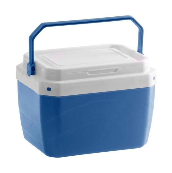Caixa Térmica Cooler 6 Litros Bebidas Praia Piscina Cor Azul Menor preço em Caixa Térmica Cooler 6 Litros Bebidas Praia Piscina Cor Azul