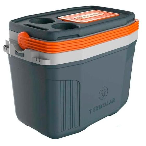 Caixa Térmica Cooler Suv 20 Litros Termolar Cinza Imagem de Caixa Térmica Cooler Suv 20 Litros Termolar Cinza