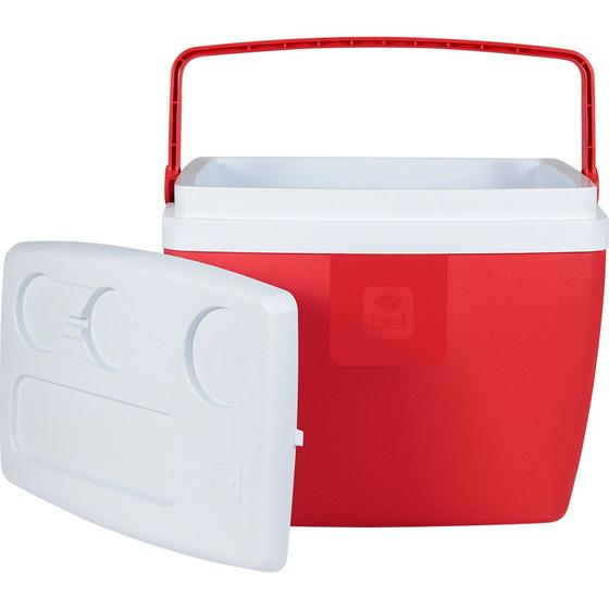 Imagem de Caixa térmica de 34 litros vermelha - Bel