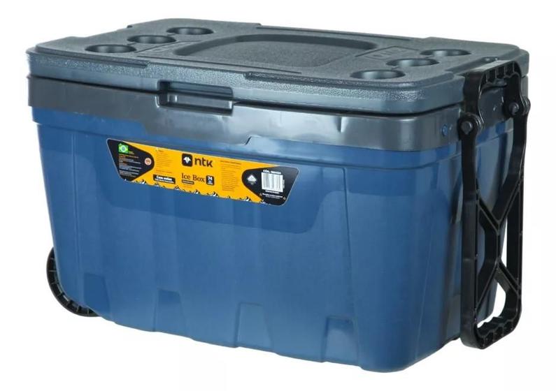 Imagem de Caixa Térmica Ice Box Cooler 54 Lt Capacidade 74 Latas Ntk