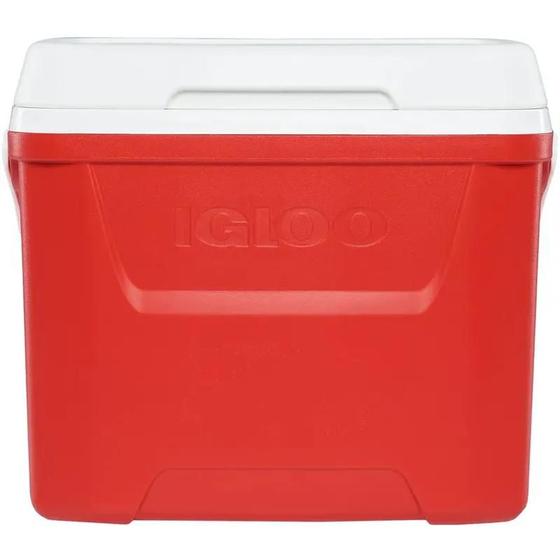 Imagem de Caixa Térmica Igloo Laguna 28Qt Vermelho Branco