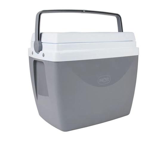 Imagem de Caixa Térmica Multiuso Cerveja Refrigerante 34L Cooler Cinza Mor