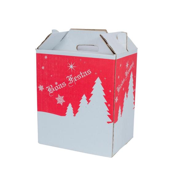 Imagem de Caixa Top para Cesta de Natal 30X21,5X35cm. com 25 un.