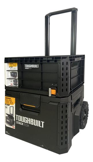 Imagem de Caixa Toughbuilt Stacktech Com Rodas + Caixa Tb-b1-x-50