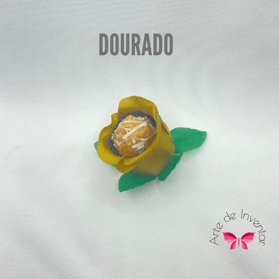 Imagem de Caixetas para Doces - Botão de Rosa / Kit com 100 unidades