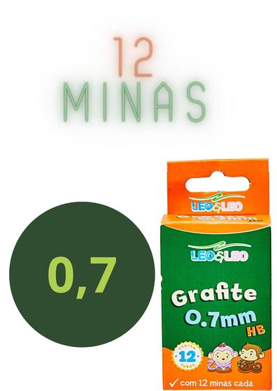 Imagem de Caixinha Com 12 Minas de Grafites 05/07/09/2.0