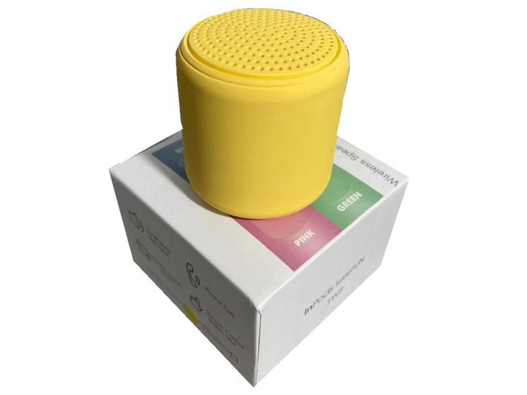 Imagem de Caixinha De Som Mini Speaker Bluetooth Amarela