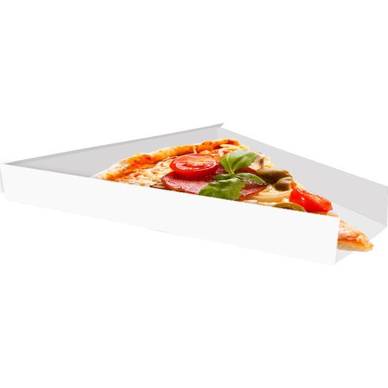 Imagem de Caixinha Embalagem para Fatia de Pizza 500un Branca