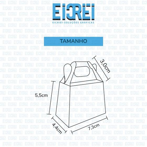 Imagem de Caixinha  pequena de papel Kraft sem personalização  7,35,54,4CM