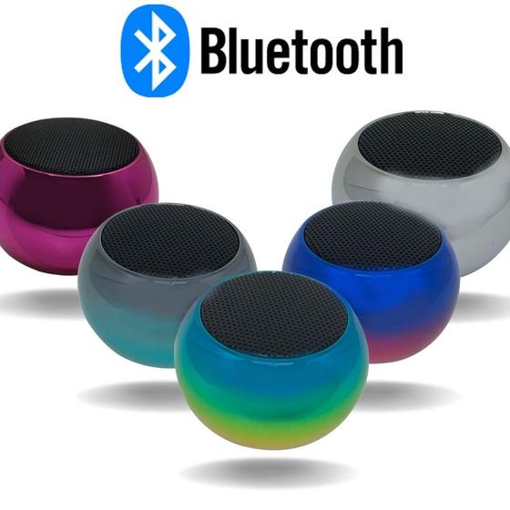 Imagem de Caixinha Som Bluetooth Tws Metal Mini Speaker Amplificada 3w Potente - ATURN SHOP