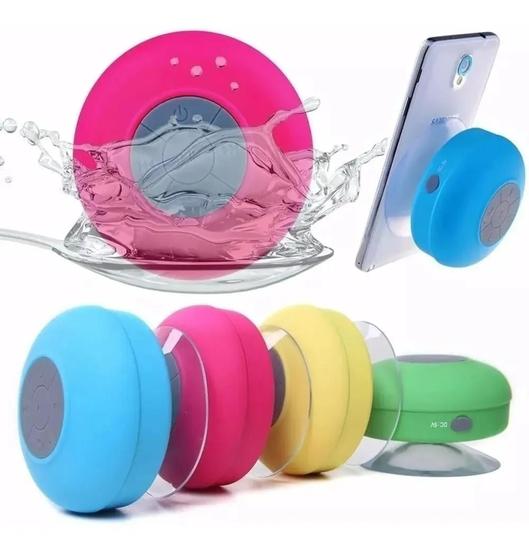 Caixinha Som Speaker Bluetooth Prova D'agua Chuveiro Banheir Menor preço em Caixinha Som Speaker Bluetooth Prova D'agua Chuveiro Banheir