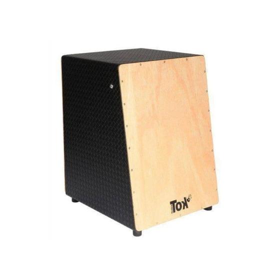 Imagem de Cajon Acústico Preto/Natural Nobre Tok