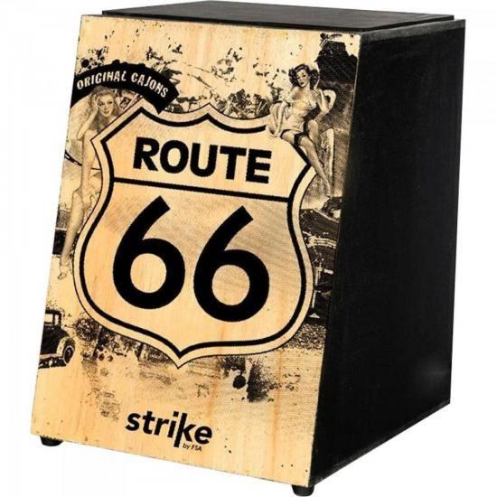 Imagem de Cajon Acústico Strike SK4010 Route 66 F.S.A