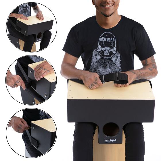 Cajón de colo wd style elétrico witler drums natural Cajon Magazine