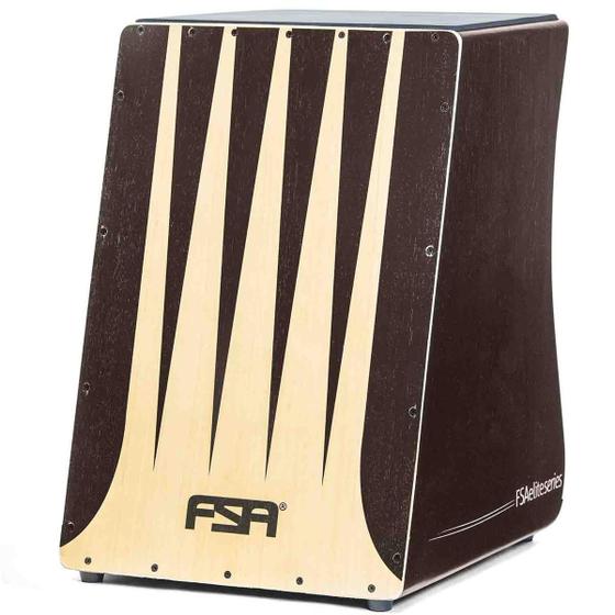 Cajon Elétrico FSA Elite FE3305 Captação Dupla 24 Fios Tabaco Cajon