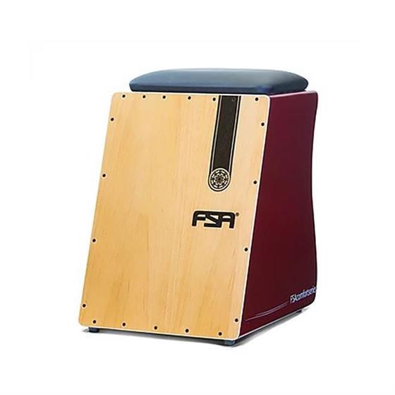 Cajón Eletroacústico Fsa Comfort FCA4503 Captação Dupla Vinho Cajon