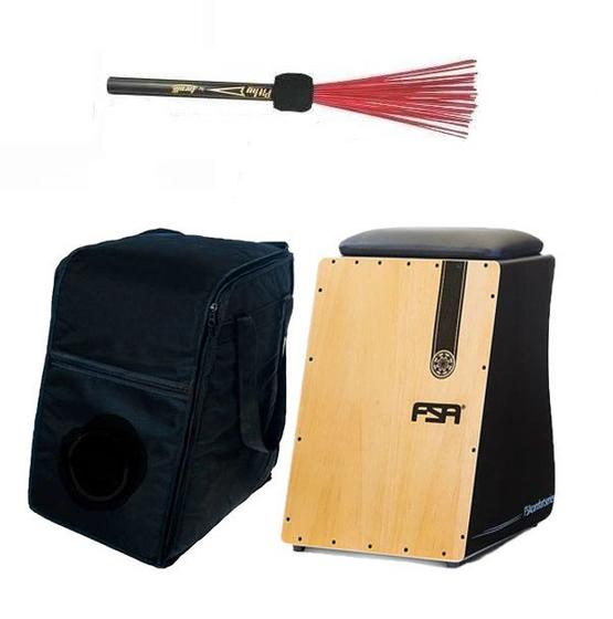 Cajon Fsa Comfort Fca4501 Elétrico Com Captação Dupla + Capa