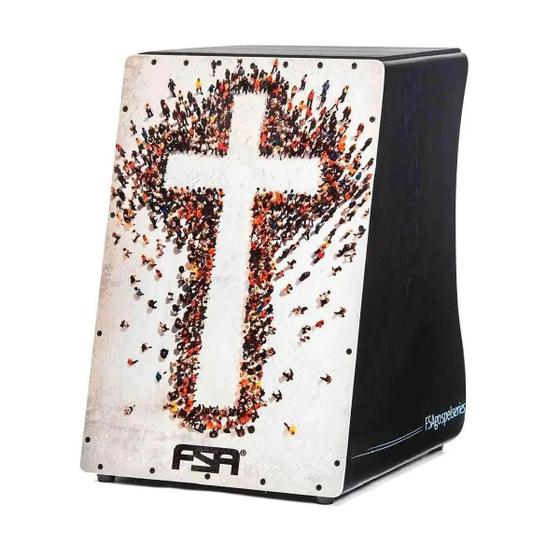 Imagem de Cajon Fsa Elétrico Gospel Fg1506 Cruz