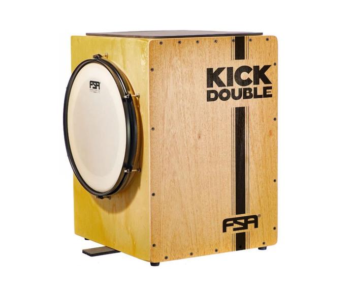 Imagem de Cajon fsa kick box double bumbo 12 - eletroacustico