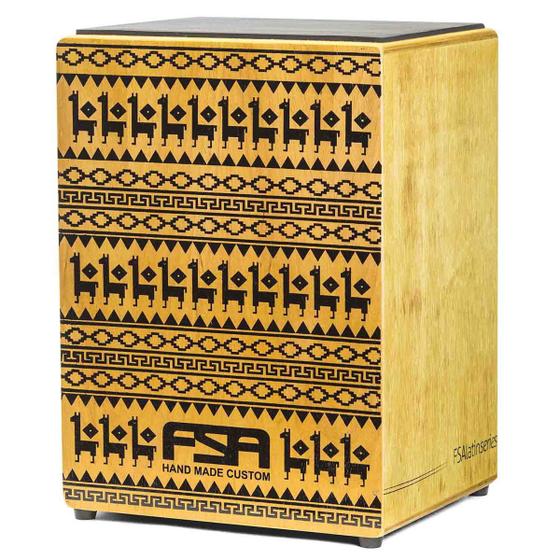 Cajon FSA Latin Series Marfim FL17 Reto 24 Fios Cajon Magazine Luiza