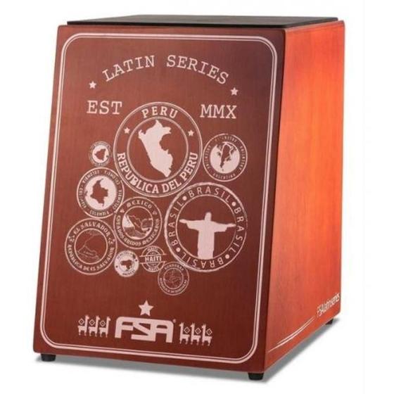 Cajon Fsa New Latin Fl20 Incl Mogno Imagem de Cajon Fsa New Latin Fl20 Incl Mogno