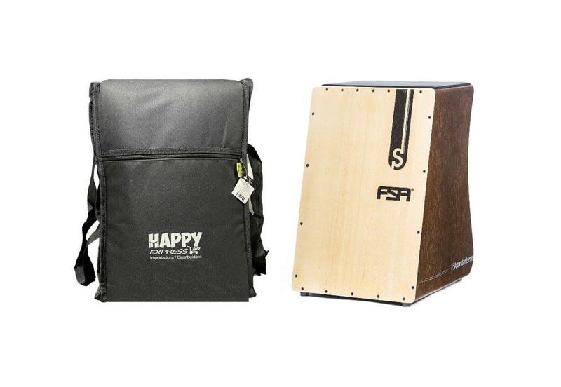 Cajon Standard FS2508 Tabaco Elétrico de Madeira c/ Capa FSA Cajon