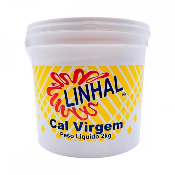 Imagem de Cal Virgem Linhal Pote 2Kg