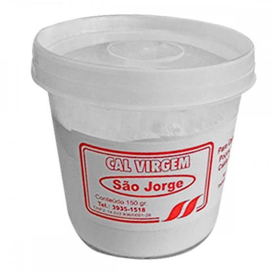 Cal Virgem Sao Jorge Pote Com 150G - Kit C/16 Pacotes - RANDA SALIM Imagem de Cal Virgem Sao Jorge Pote Com 150G - Kit C/16 Pacotes