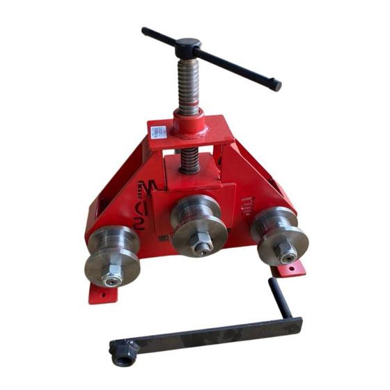 Imagem de Calandra Manual Reforçada Para Ferro e Metalão Com Roldana Regulável 