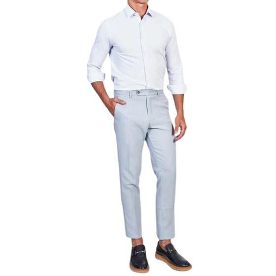 Imagem de Calça Alfaiataria com Elastano Masculina Slim Fit