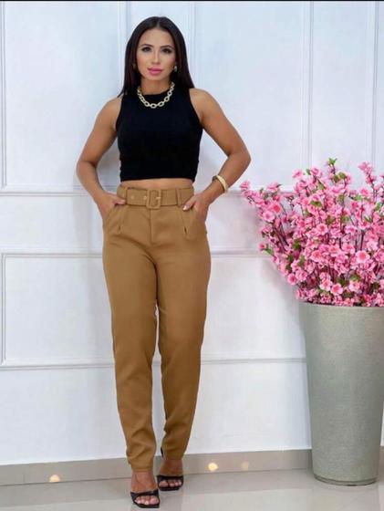 Calça Bege CalÇa Social Para Gordinhas Calça Pantalona Conjuntos