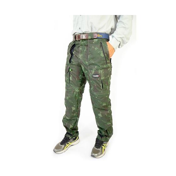 Imagem de Calça Bermuda MTK Athena Cor Verde Camuflado Tecido 100% Poliamida com 8 Bolsos