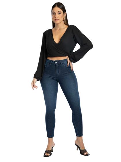 Imagem de Calça Biotipo Jeans Feminina Skinny Midi