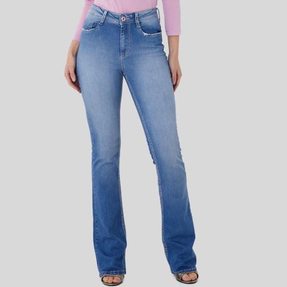 Imagem de Calça boot cut feminina jeans