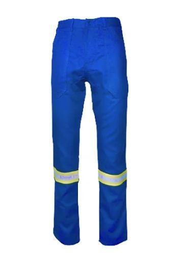 Calça Brim Anti Chama NR 10 Refletiva Cor: Azul Royal CA:47307 ...