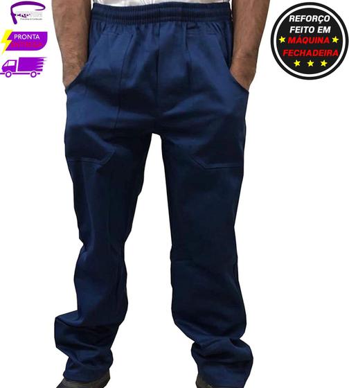 Calça Brim Trabalho Pesado Uniforme Obra Mecânico Industria Menor preço em Calça Brim Trabalho Pesado Uniforme Obra Mecânico Industria