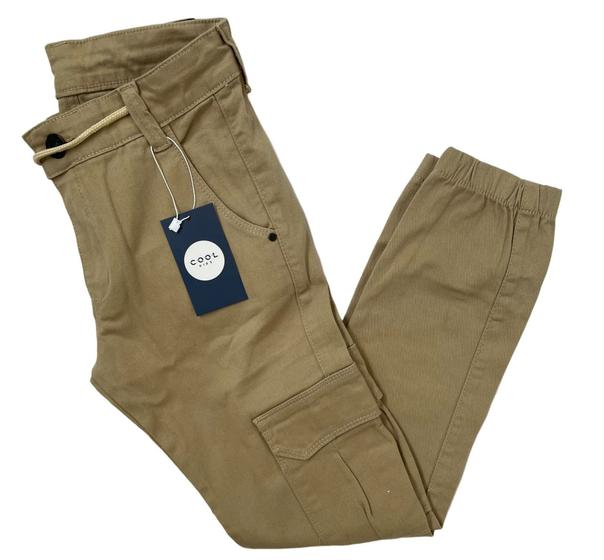 calça cargo infantil jogger menino em sarja Bolsos laterais tam 4 6 e 8 anos Menor preço em calça cargo infantil jogger menino em sarja Bolsos laterais tam 4 6 e 8 anos