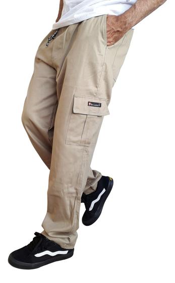 Imagem de Calça Cargo Masculina 6 Bolsos Skate Militar