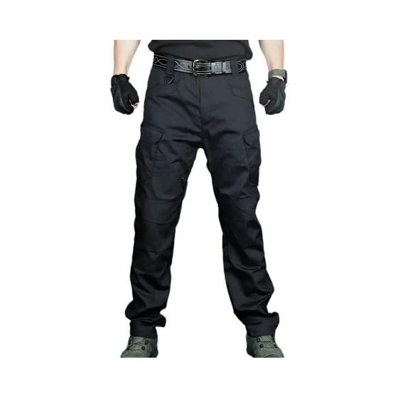 Imagem de Calça Cargo Tática Masculina 6XL - À Prova D'Água com Vários Bolsos Elásticos
