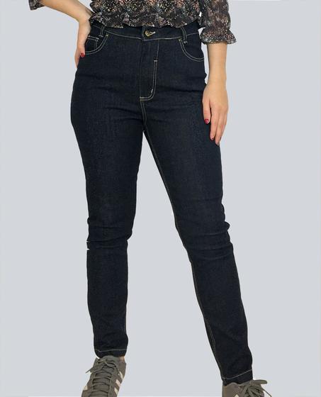 Imagem de Calça Cigarette Margaret Amaciado Feminino 98% Algodão E 2% Elastano Blufera Jeans 22003-1