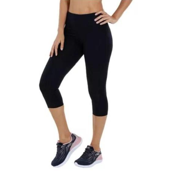 Imagem de Calça Corsário Fitness Legging Suplex Feminina Academia