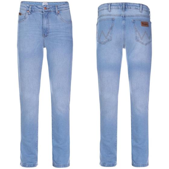 Imagem de Calça Country Jeans Masculina Original Wrangler Slim Delavê - Ref. WM1481 UN