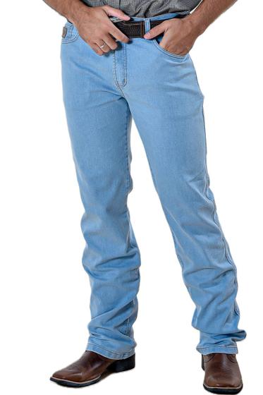 Imagem de Calça Country Masculina Jeans Clássica Destroyed Médio - Rodeo Farm